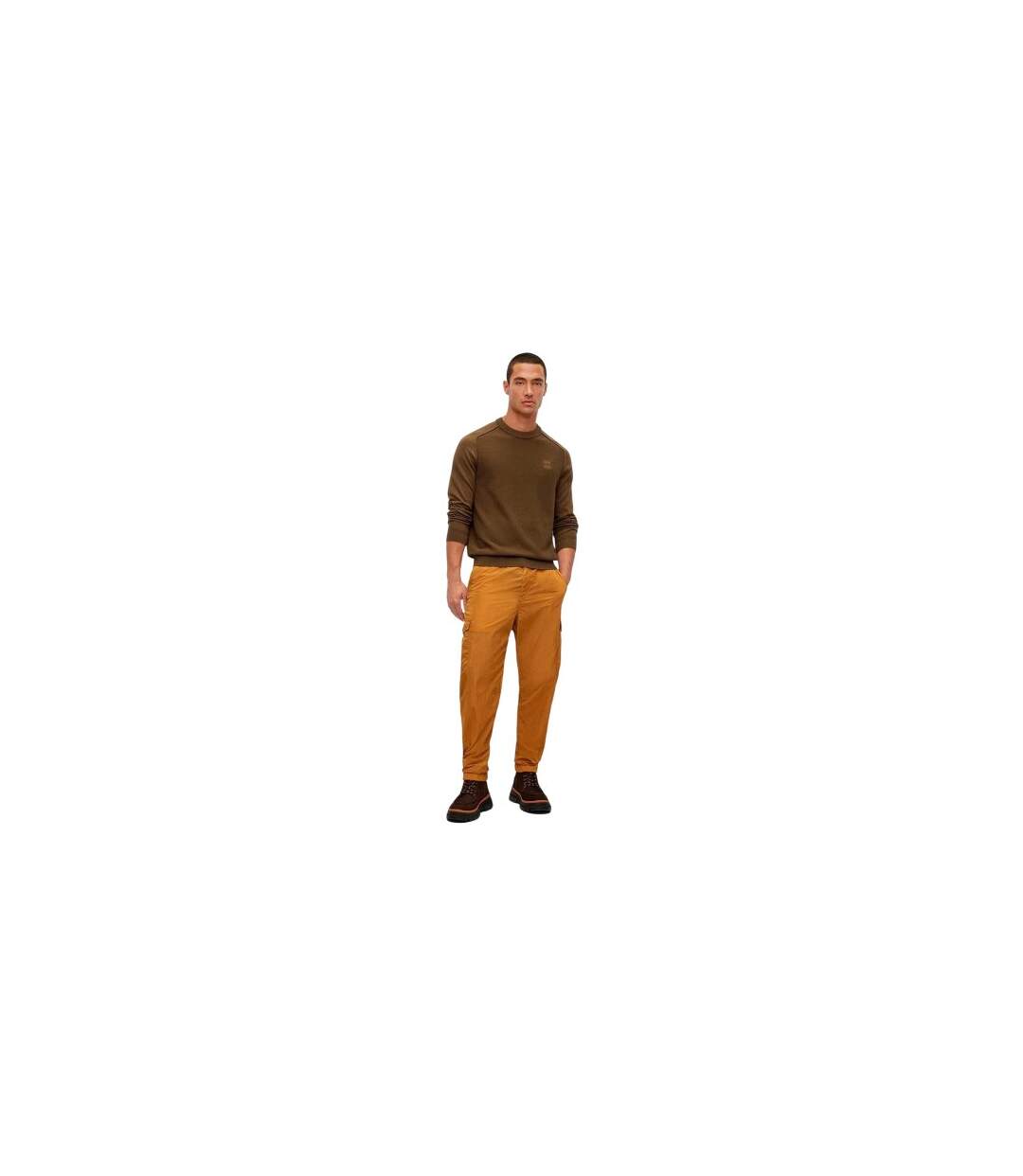 Pantalon À Poches Taberon Homme Beige Boss-1