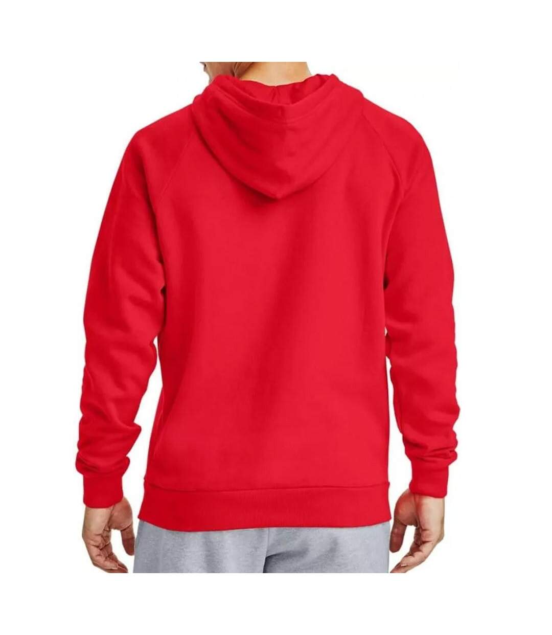 Sweat à Capuche Rouge Homme Under Armour Rival - L