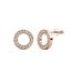 Boucles d'oreilles Ophir, Zircon Blanc