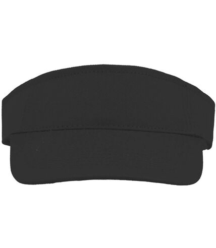 Unisex adult roland structured visor cap black Atlantis