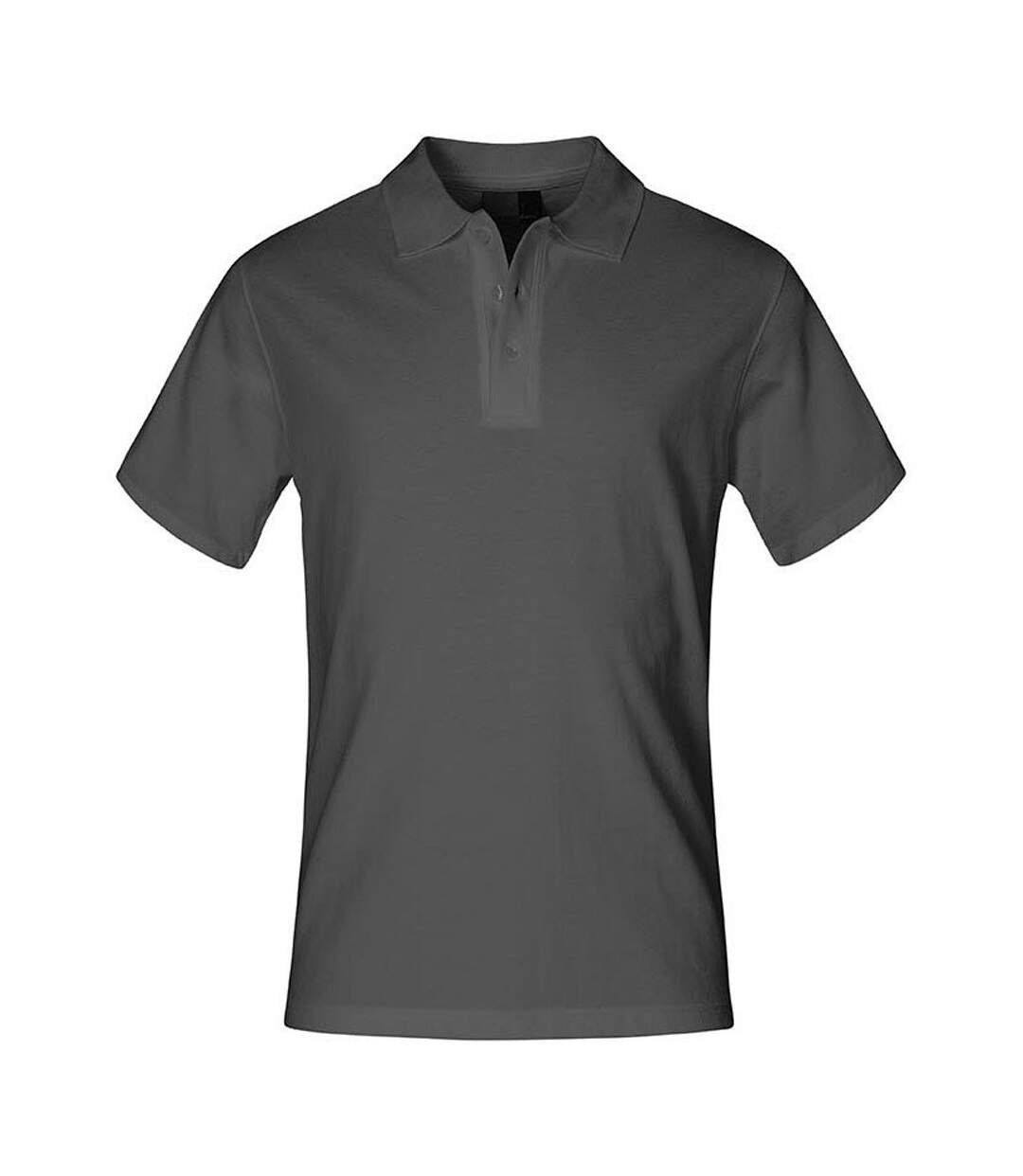 Polo Superior Homme Gris Acier Uni Promodoro-1