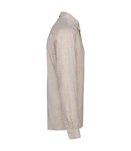 Mens linen long-sleeved shirt linen Spasso