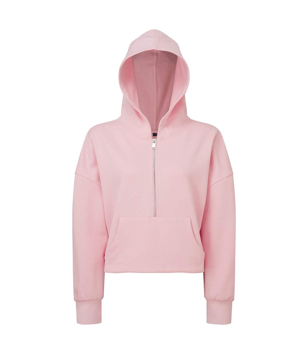 Sweat à capuche femme rose clair TriDri