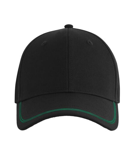 Casquette De Baseball Match Day Noir Vert Kelly Beechfield