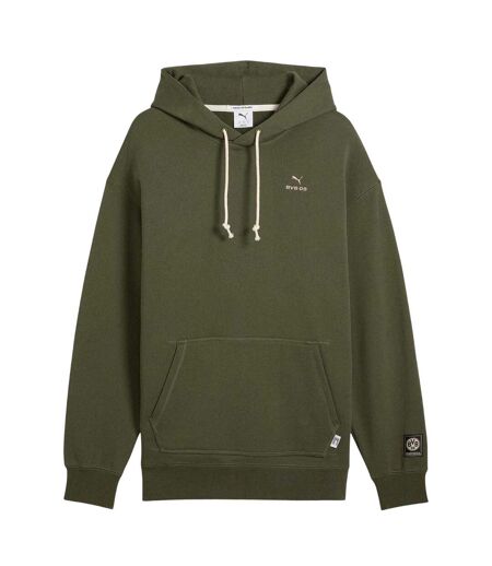 Mens Borussia Dortmund Long-sleeved Hoodie Green Puma