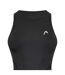 Débardeur Motif/style Dos Nageur Femme Noir Head-3
