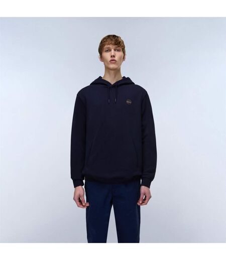 Sweat À Capuche Manches Longues Homme Bleu De Suède Napapijri
