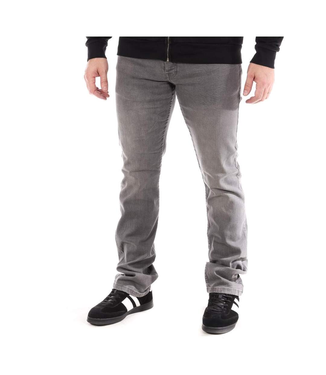 Jean gris homme noir paname brothers 200-1