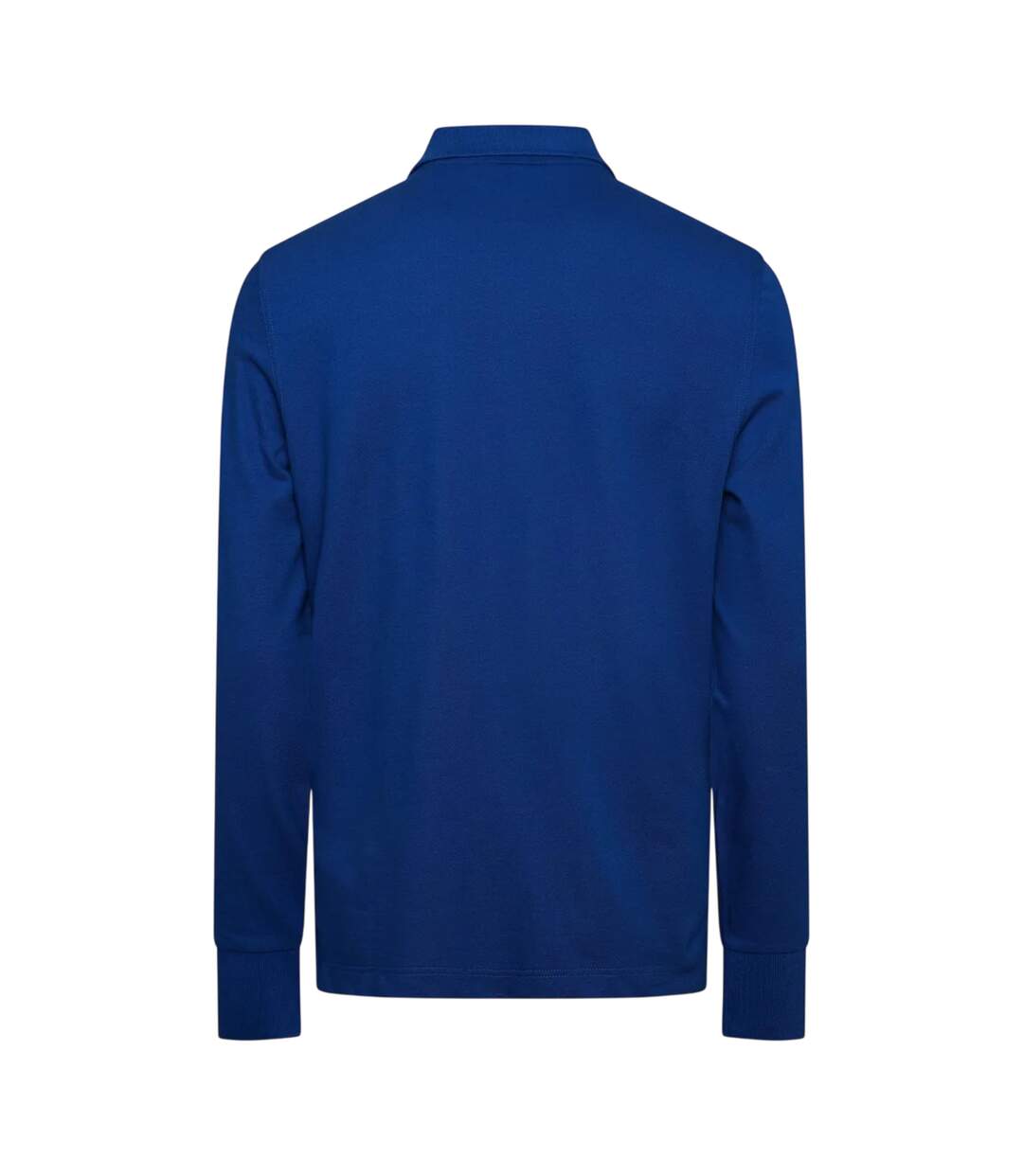 Mens Embroidered Logo Long-sleeved Polo Shirt College Navy Gant-2