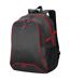 Osaka Sac À Dos Basique 30 Litres Taille Unique Noir Rouge Shugon-1