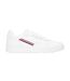 Mens Basket Stripe Leather Lace Up Trainers White Tommy Hilfiger-2