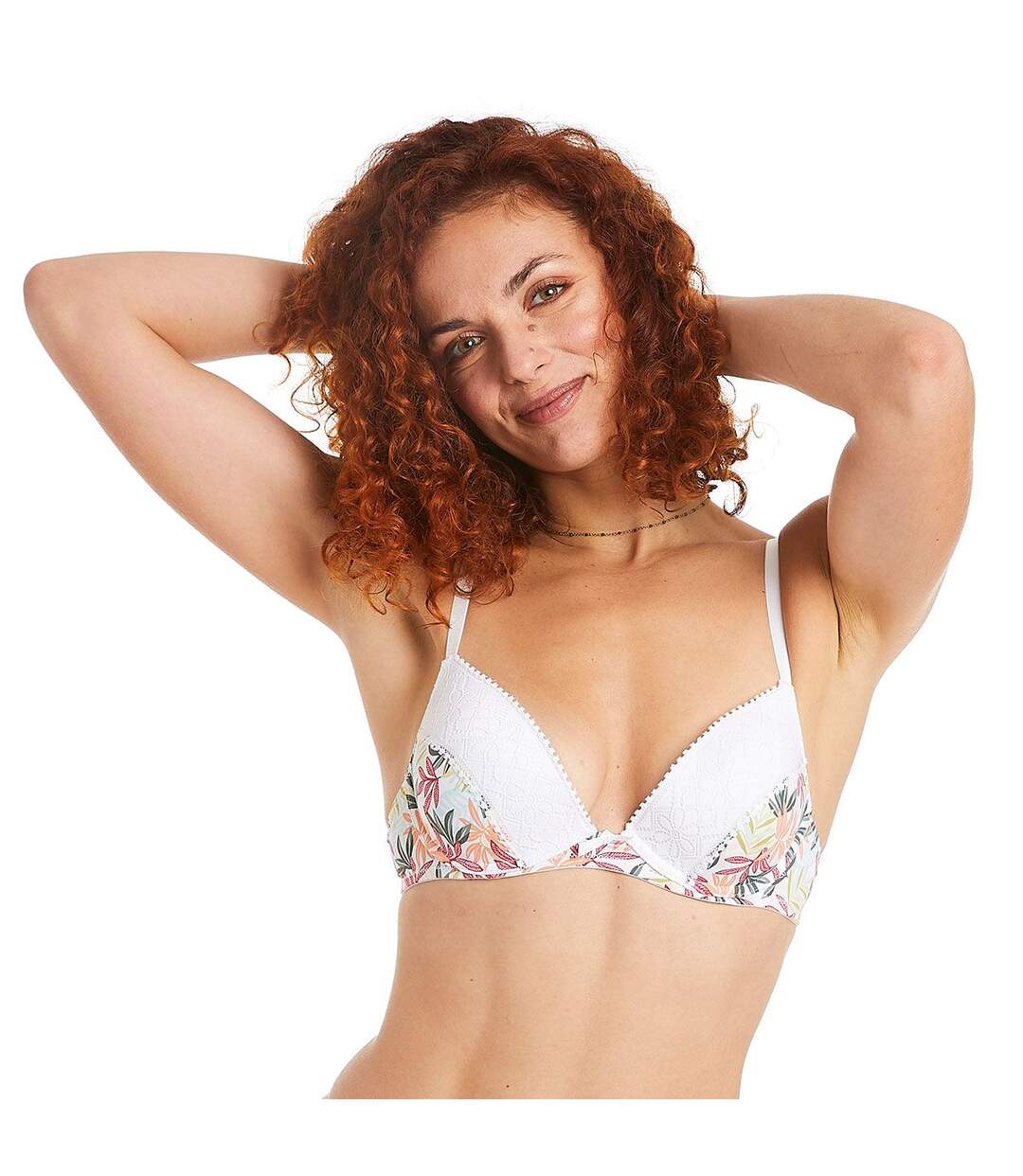 Soutien-gorge ampliforme coque moulée blanc Absinthe