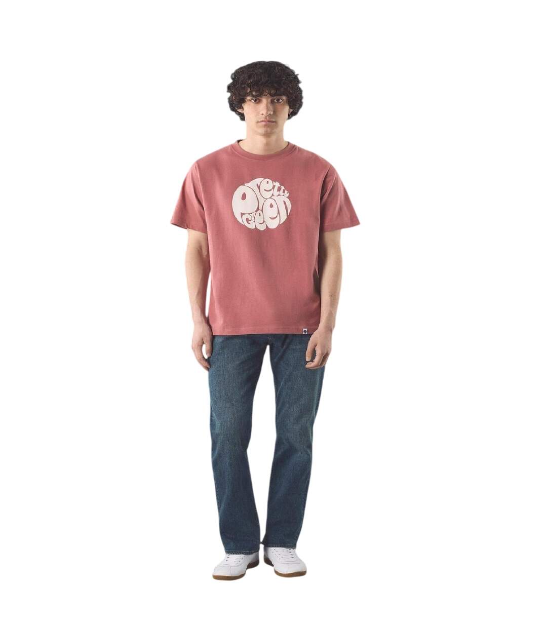 T-shirt Gillespie Homme Rubis Pretty Green-1