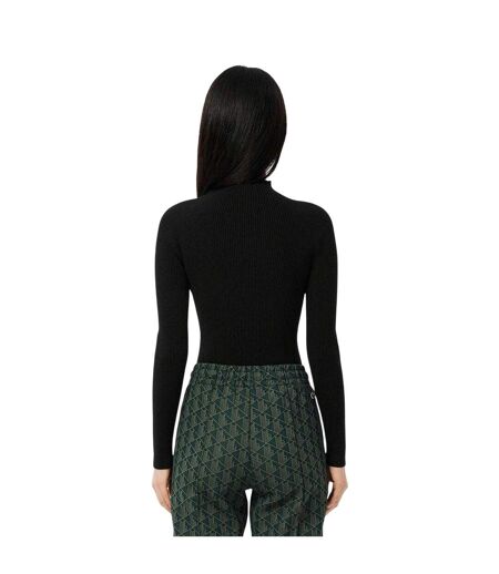 Sweat Motif/style 3d Femme Noir Lacoste