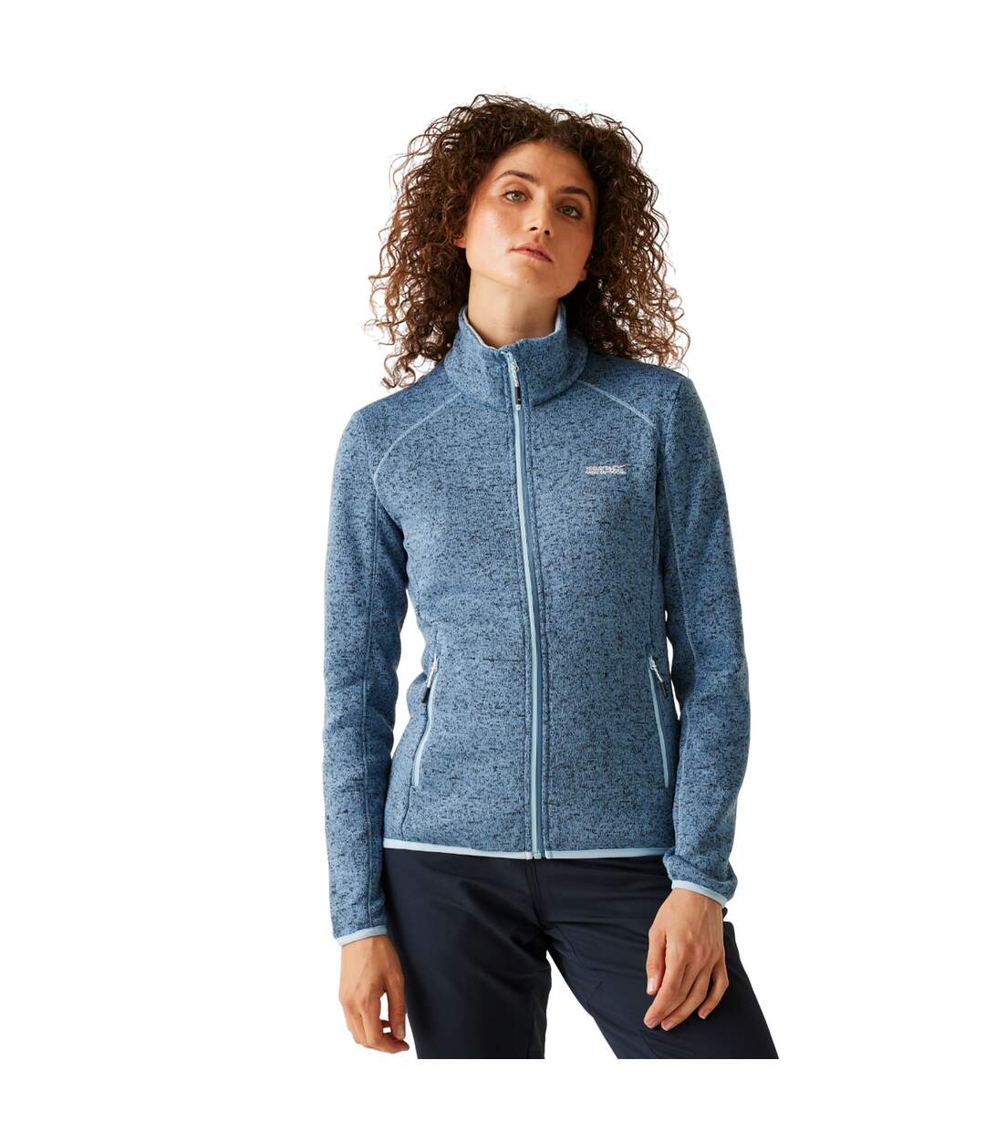 Veste polaire newhill femme bleu de gris / bleu ciel Regatta-4