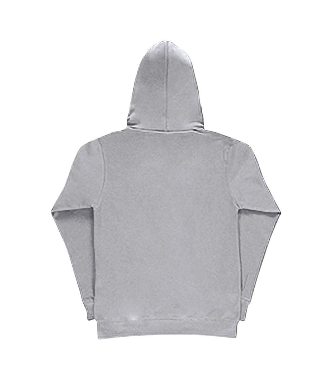 Sweatshirt Uni À Capuche Femme Gris Clair SG-2