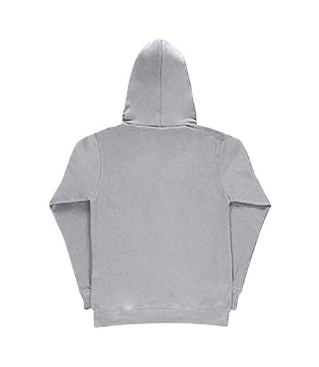 Sweatshirt Uni À Capuche Femme Gris Clair SG
