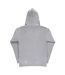 Sweatshirt Uni À Capuche Femme Gris Clair SG-2