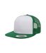 Casquette Trucker Classic Blanc Vert Kelly Yupoong-1
