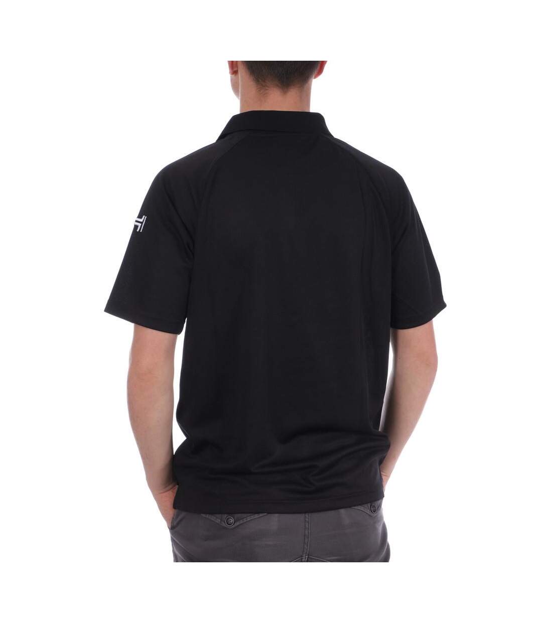 Polo Noir Homme Hungaria Training Premium - XS-2