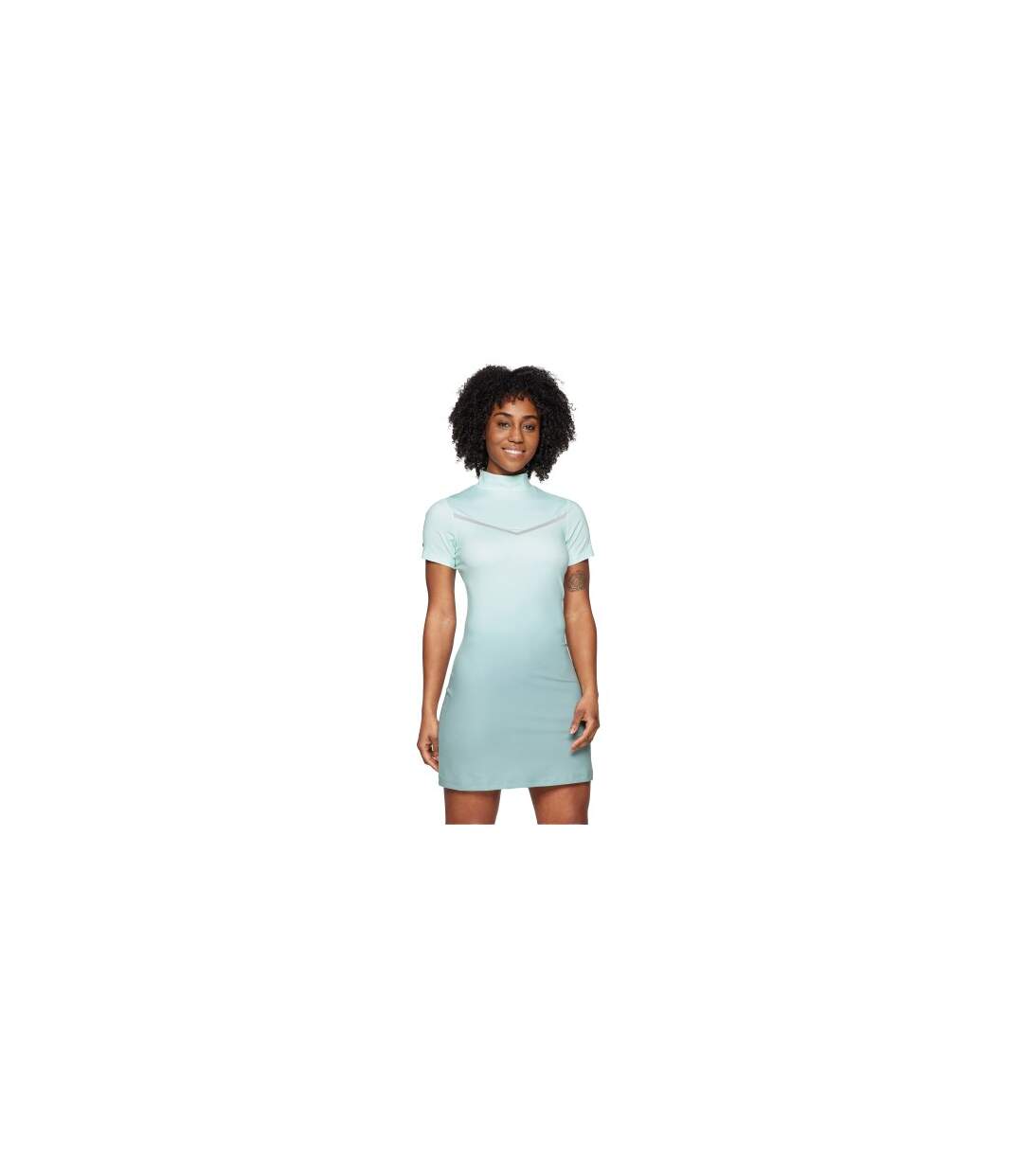 Womens/ladies Rosalo Ombre T-shirt Dress Light Green Ellesse-2