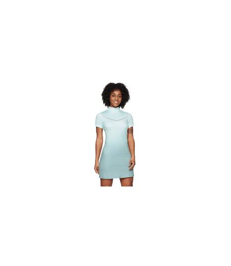 Womens/ladies Rosalo Ombre T-shirt Dress Light Green Ellesse