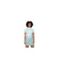 Womens/ladies Rosalo Ombre T-shirt Dress Light Green Ellesse-2
