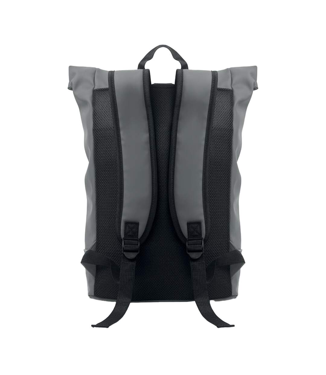 Laptosa roll top pu laptop backpack one size stone grey MidOcean-2