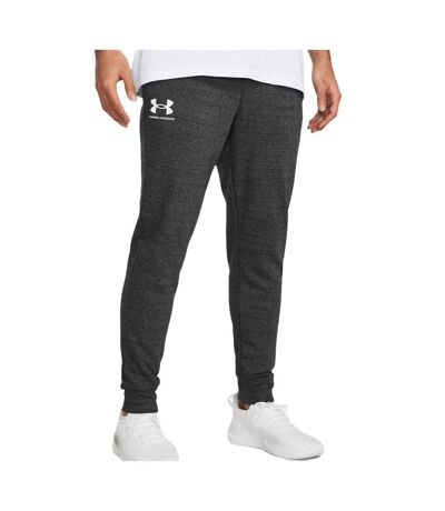 Jogging gris foncé homme under armour rival terry 1380843 - m