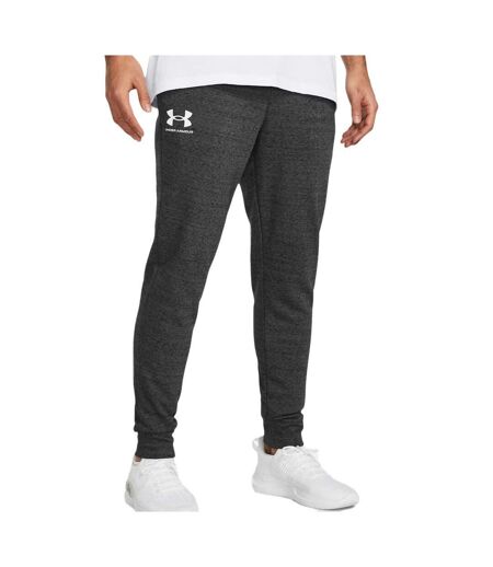 Jogging gris foncé homme under armour rival terry 1380843 - m