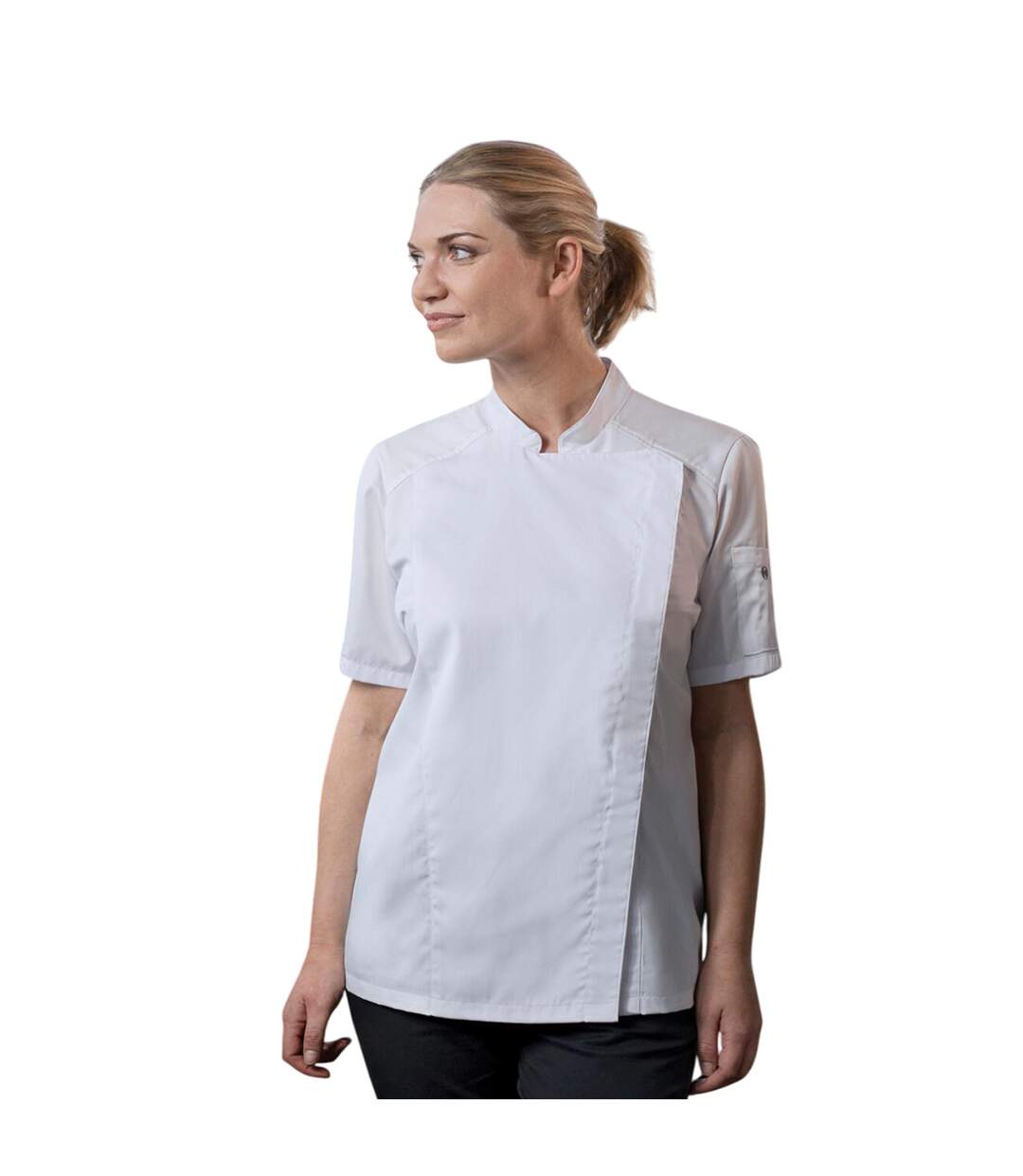 Veste de cuisinier modern-look femme blanc Karlowsky-2