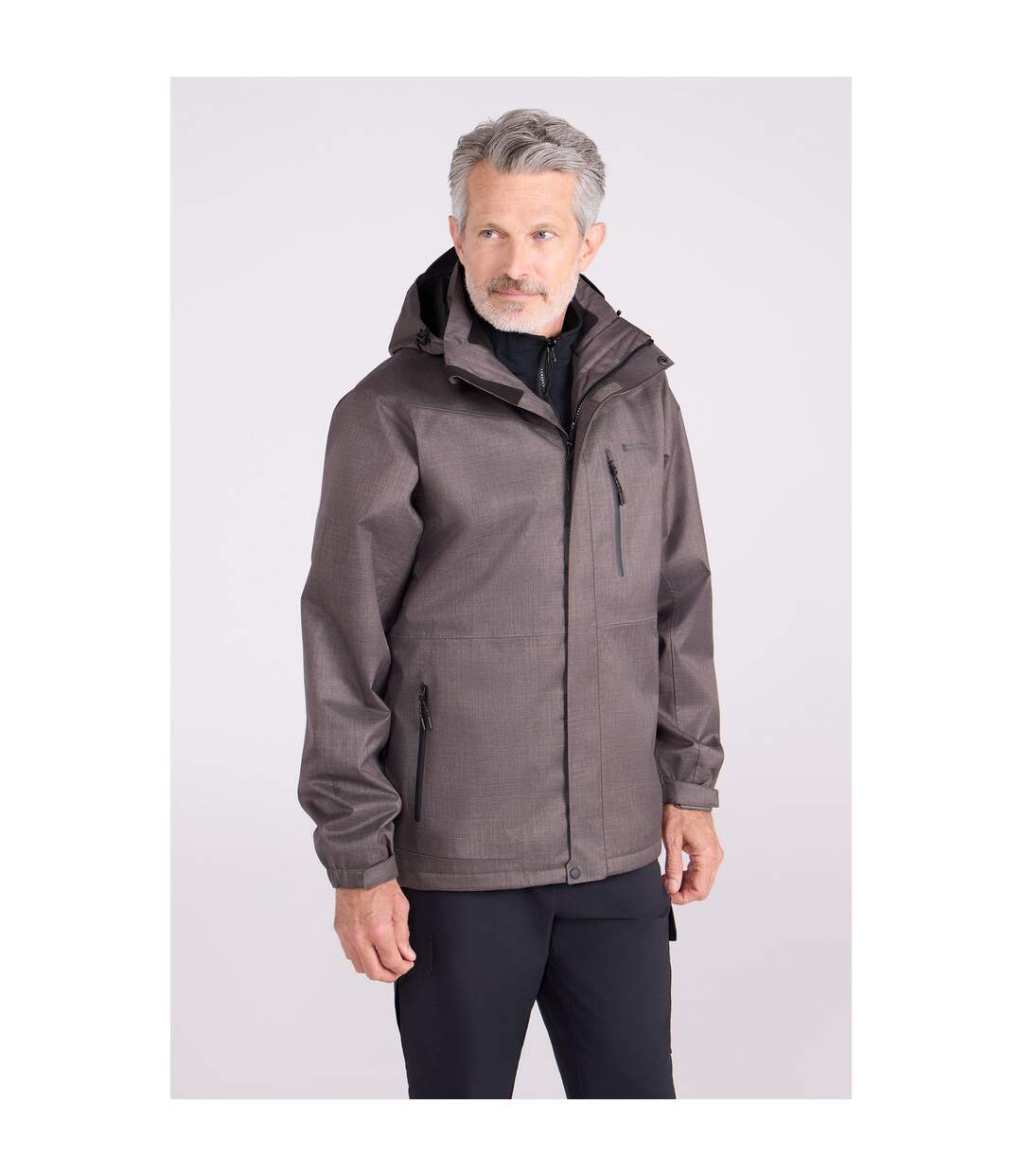 Veste Imperméable Bracken Extreme Homme Gris Moyen Mountain Warehouse-1