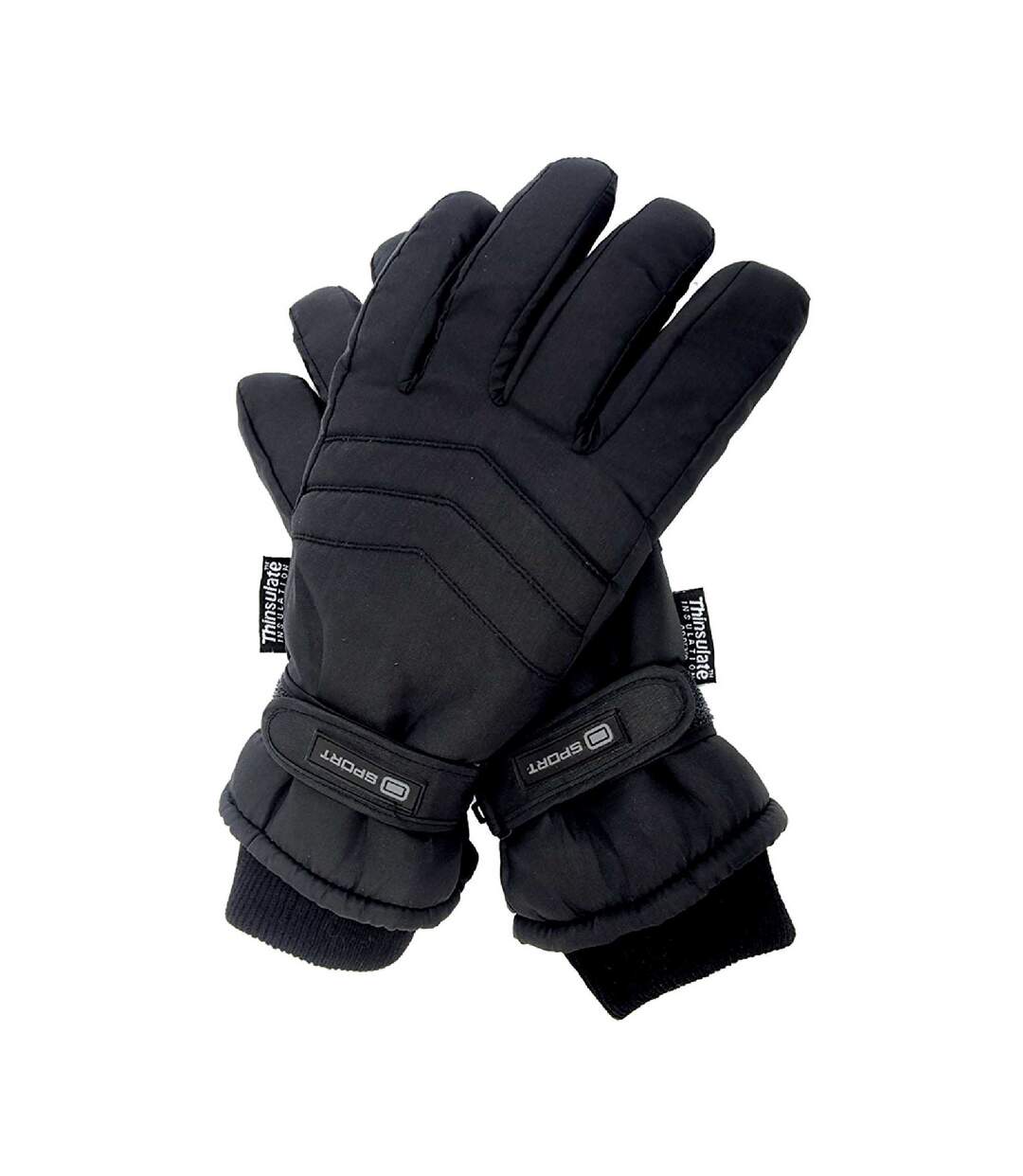Mens 3M Thinsulate 40 gram Thermal Insulated Waterproof Ski Gloves-1