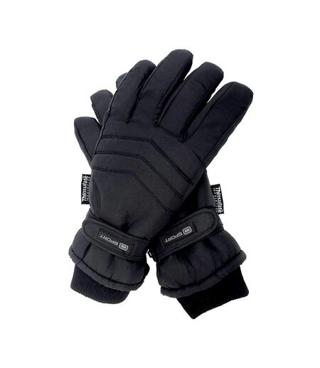 Mens 3M Thinsulate 40 gram Thermal Insulated Waterproof Ski Gloves