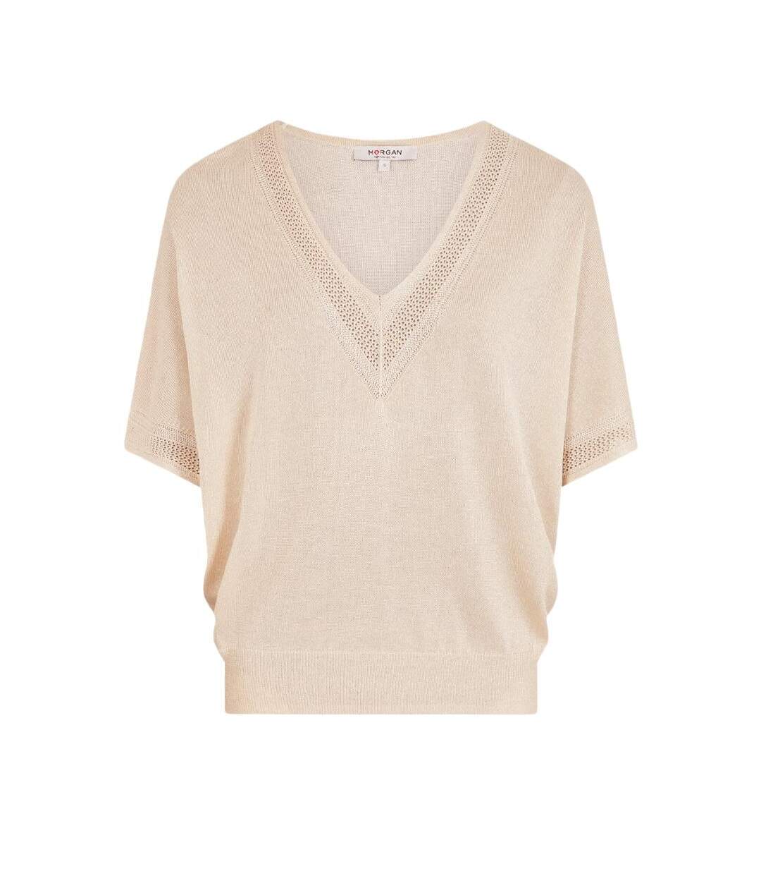 Pull écru femme morgan mchris-2