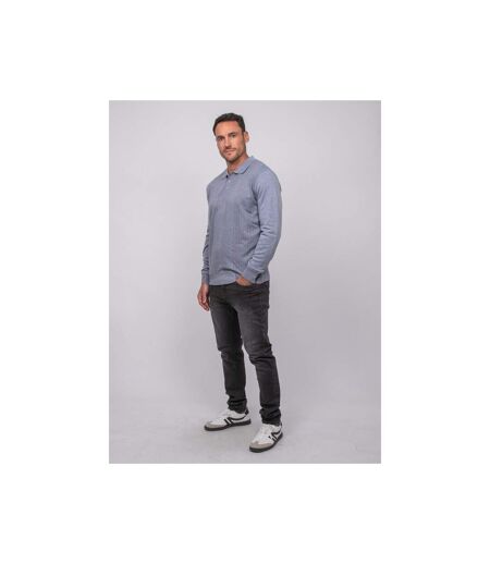 Polo maille boutonné manches longues LOSTERIA
