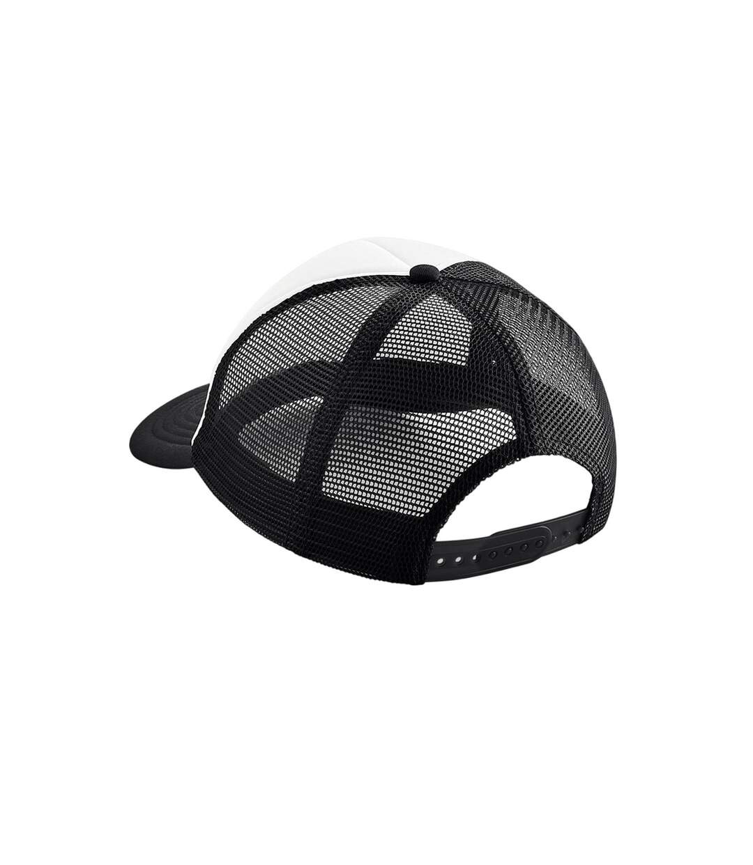 Casquette Trucker Noir Blanc Beechfield-2