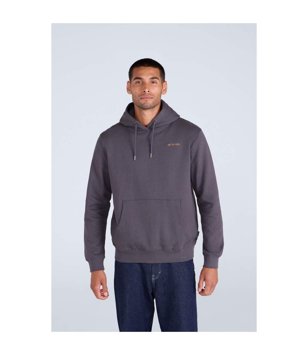 Sweat À Capuche Nick Homme Gris Foncé Animal-1