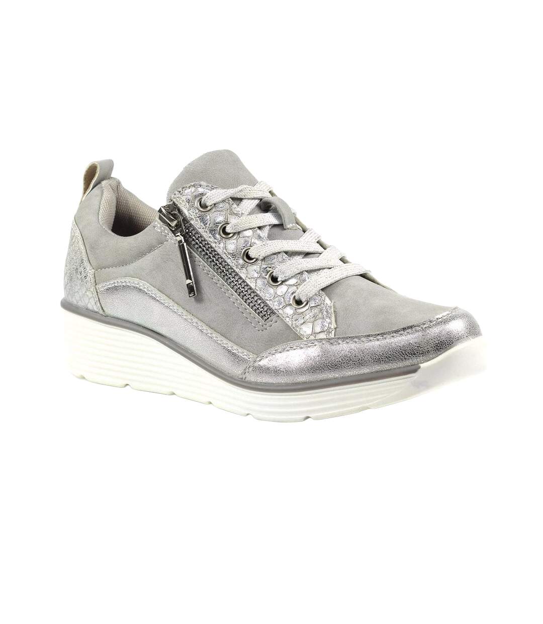 Baskets Kiley Femme Argenté Lunar-1