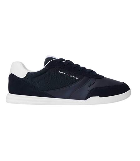 Mens Lopro Leather Trainers Navy White Tommy Hilfiger
