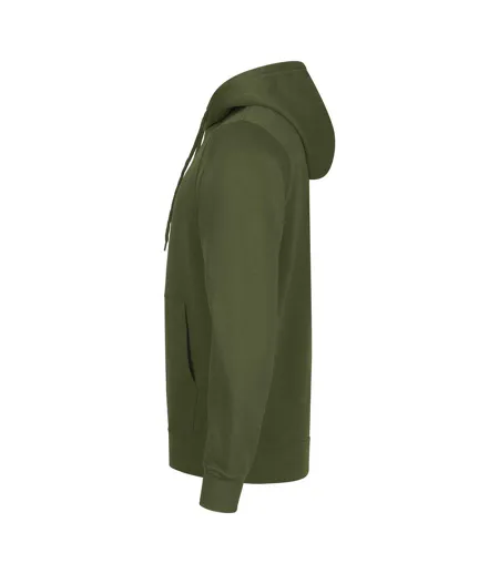 Sweat À Capuche Miami Adulte Vert Militaire Clique