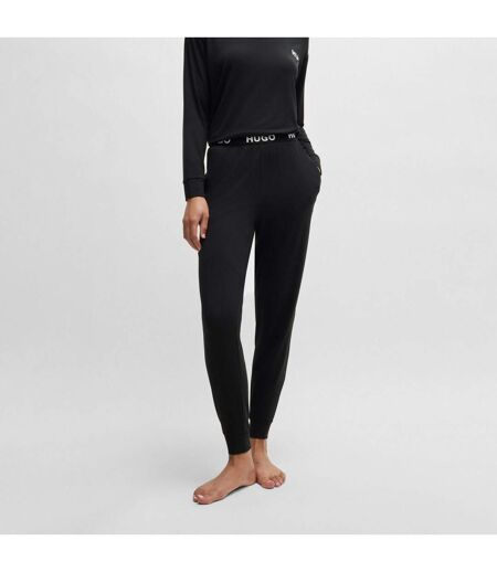 Bas De Pyjama Motif/style Uni Unite Femme Noir Hugo