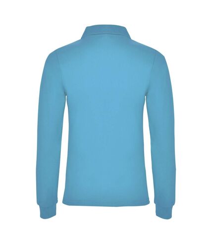 Roly Womens/Ladies Estrella Long-Sleeved Polo Shirt (Turquoise)