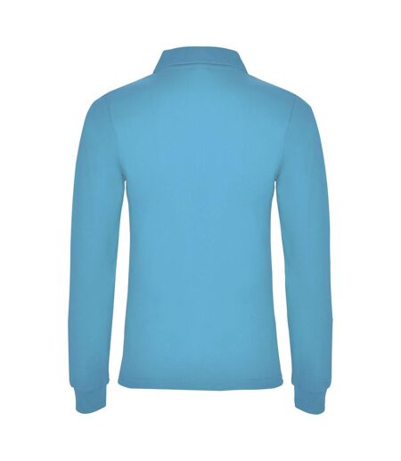 Roly Womens/Ladies Estrella Long-Sleeved Polo Shirt (Turquoise)