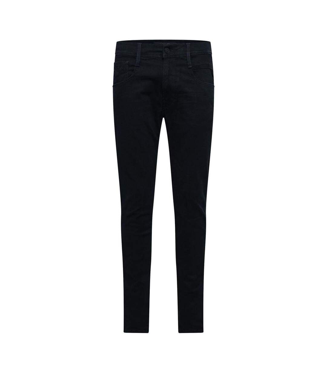 Mens Anbass Cotton Blend Slim Jeans Blue Replay-1