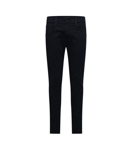Mens Anbass Cotton Blend Slim Jeans Blue Replay