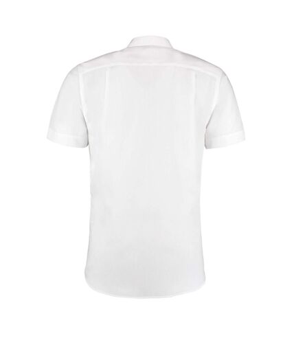 Kustom Kit Mens Premium Corporate Short-Sleeved Shirt (White)