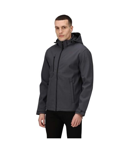 Veste Softshell Venturer Homme Gris Phoque Noir Regatta
