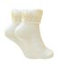 3 Paires Chaussettes de Lit Femme Hiver Chaudes-5
