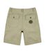 Mens Cotton Cargo Shorts Green Pretty Green-2